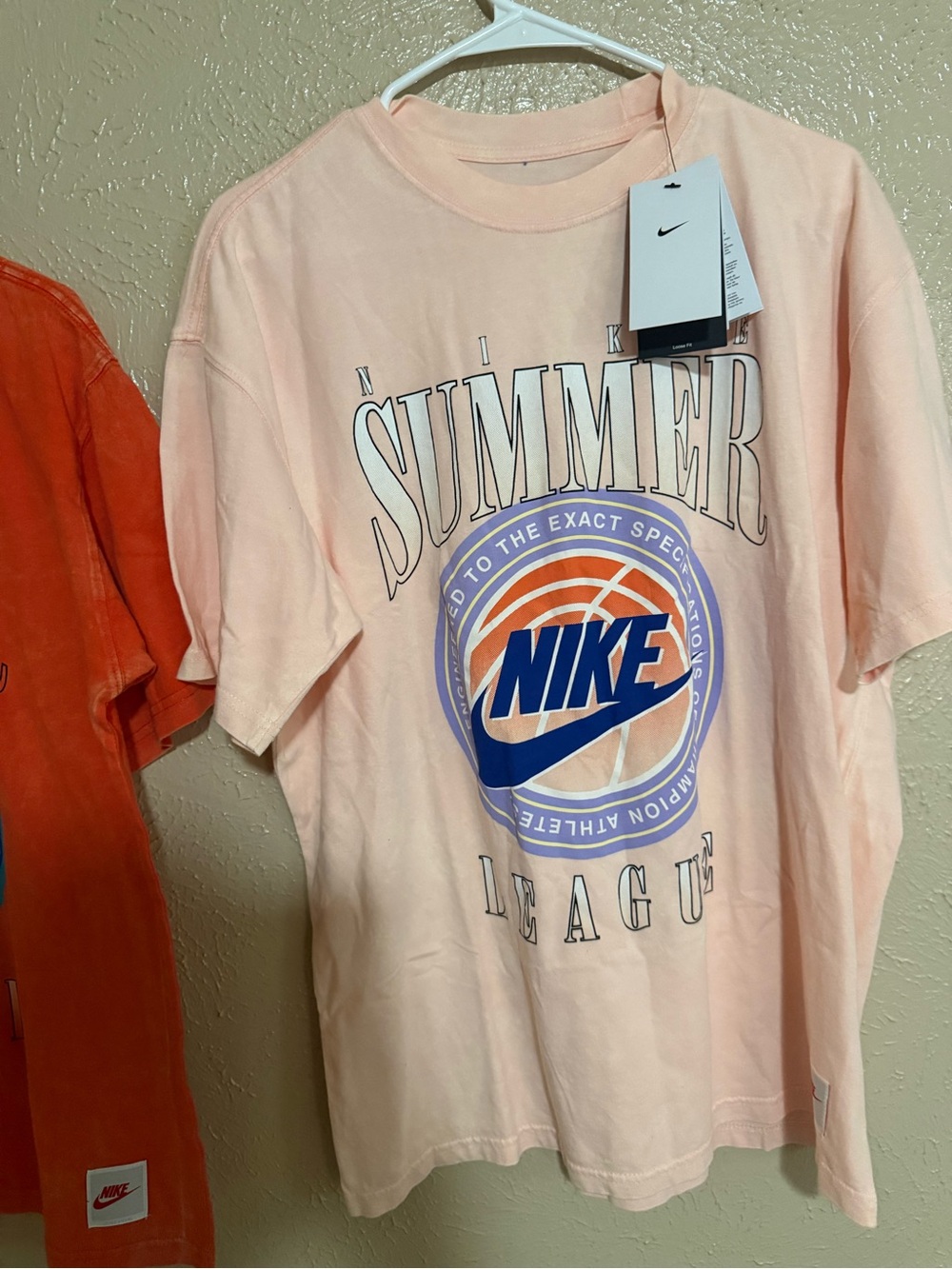 Nike Pink Summer League Graphic Tee